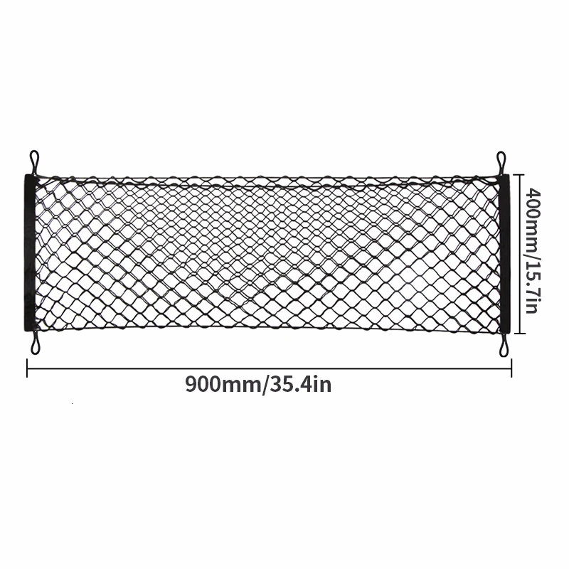 ESPEEDER 4 крючка фиксация багажника авто эластичное хранение 90*40 см задний багажник