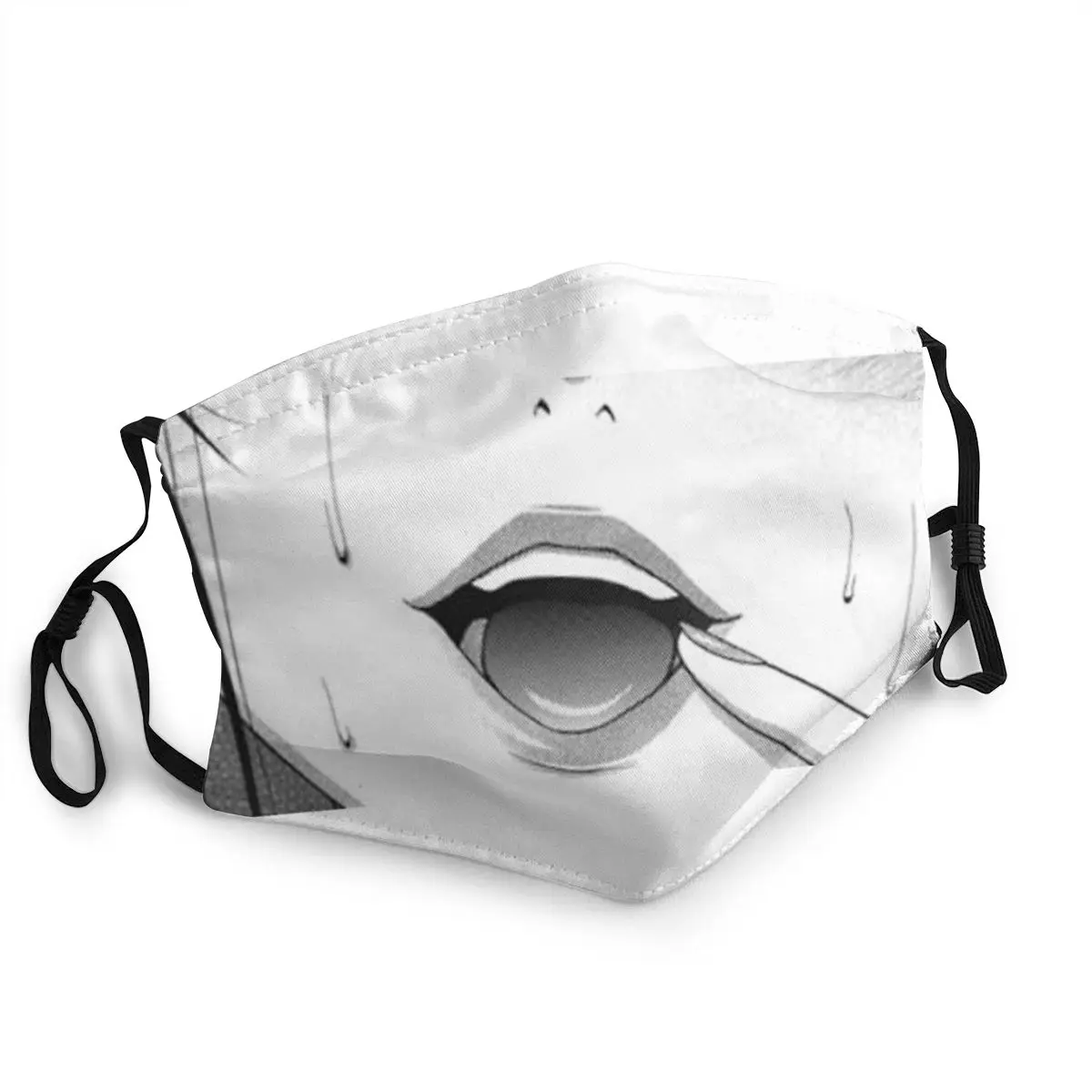 Пылезащитная маска для рта унисекс Ahegao аниме девушка лицо Хентай Аниме Манга