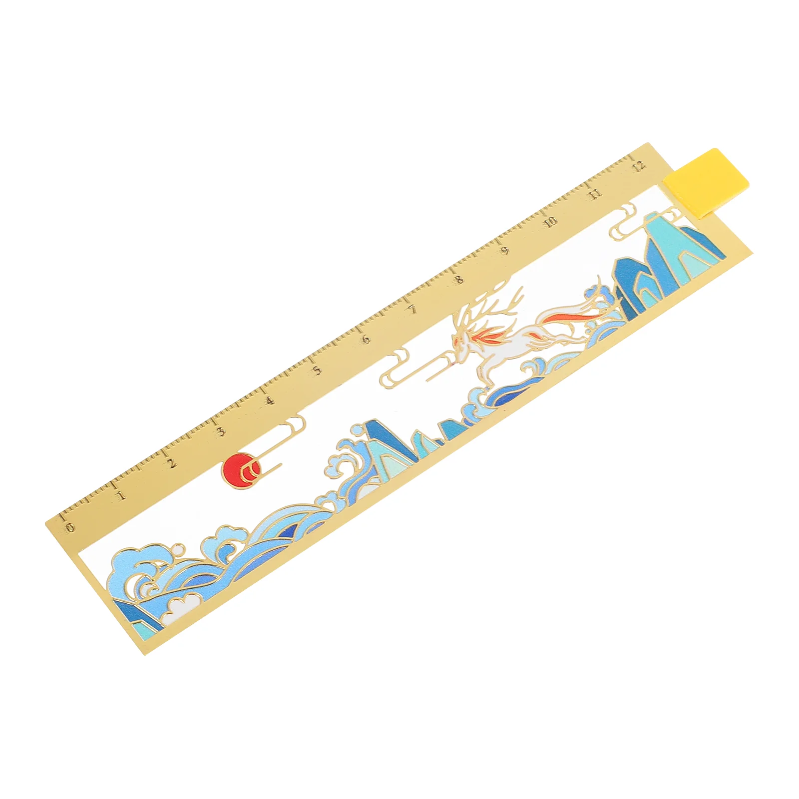 

1pc Creative Ruler Highlight Tracking Bookmarks Students Stationery