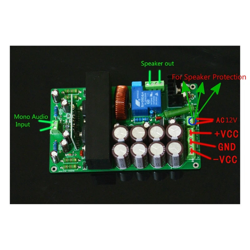 

1000W Amplifier Board HIFI IRS2092 +IRFB4227 Mono Class D Power AMP Amplifier Board High Power New