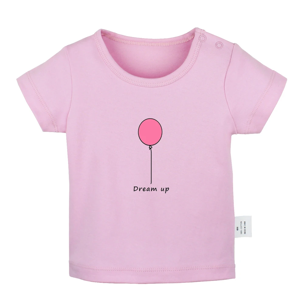Милые дизайнерские футболки для новорожденных с изображением воздушного шара