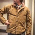 RTN1 красный Торнадо США большого размера винтажная свободная облегающая супер качественная хлопковая ткань 100% шерсть Подкладка и воротник N1 куртка