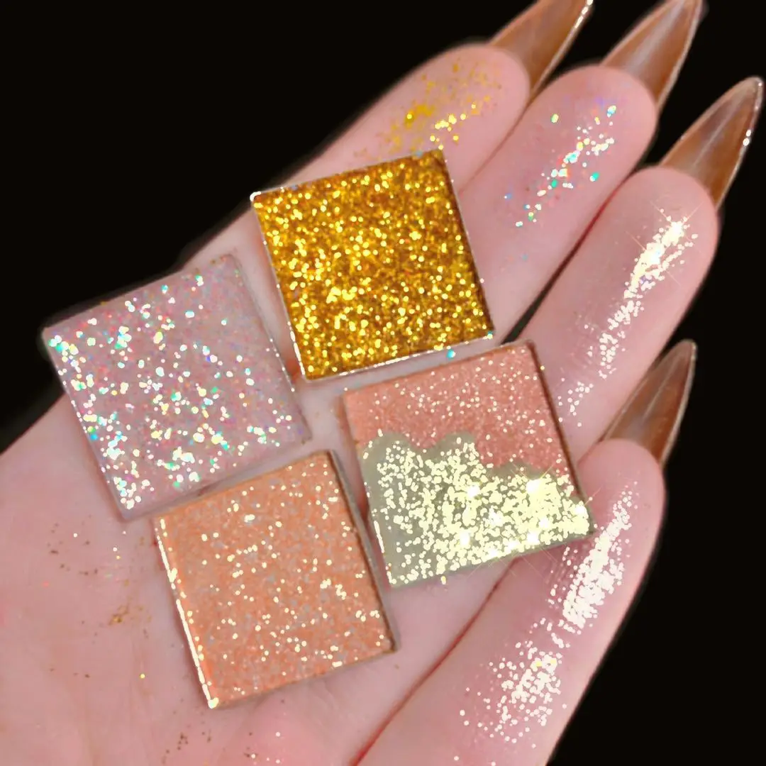 Палетка теней для век с блестящими блестками California Sunset бриллиантами матовых