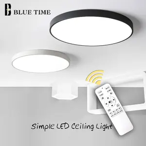 Современная светодиодный ная Люстра для гостиной, спальни, круглая Потолочная люстра, осветительный прибор, Lampara Techo, черно-белые лампы