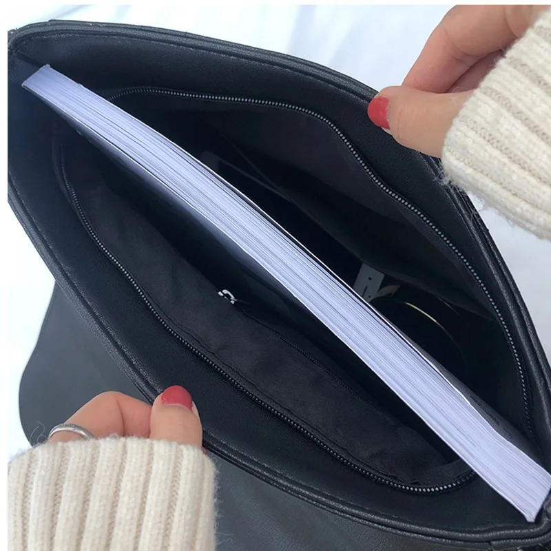 

Branded Women's Tote Bag 2021 Quality PU Leather Underarm Shoulder Handbags and Purses Fashion Chain Crossbody Clutch Bags Girl