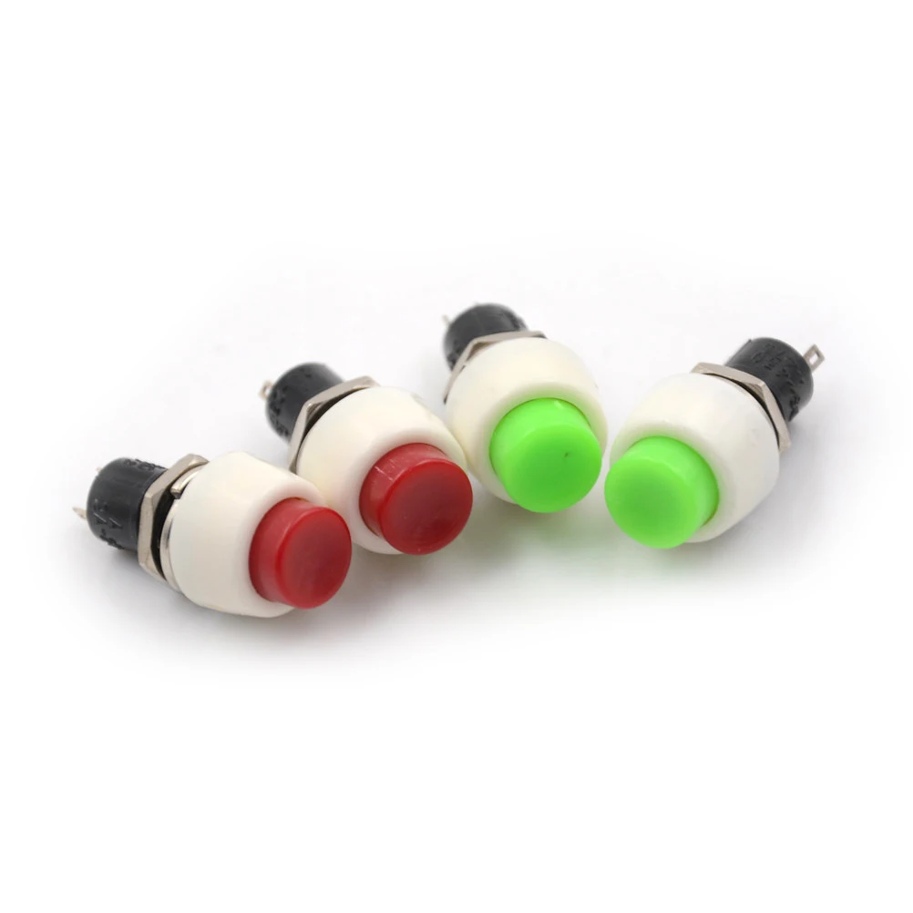 2pcs/lot 2A 250V AC Rocker Switch 2pin Rounded Power Self-locking ON/OFF Push Button 2 Colors | Спорт и развлечения