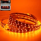 Янтарный, оранжевый Автомобиль Мотоцикл Авто Интерьер настроение светильник ip306567 Водонепроницаемый гибкий светильник ing SMD 3528 5050 Светодиодная лента светильник DC12V