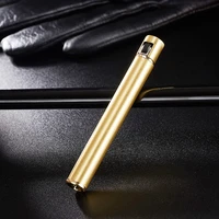 creative mini butane gas metal lighter portable grinding wheel lighter smoking accessories outdoor tools mens and womens gifts