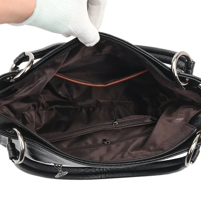 

New european-American style fashion lychee grain one shoulder bag for women