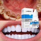 Отбеливающая Сыворотка для зубов LANBENA, средство для гигиены полости рта, удаление зубных пятен, зубной налет, освежающее средство для отбеливания