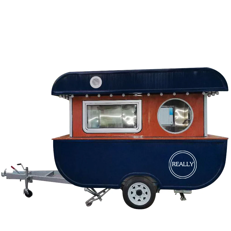 

Multi Function Mobile Coffee Trailer Ice Cream Mini BBQ Hot Dog Food Vending Concession Kiosk Truck Cart For Sale