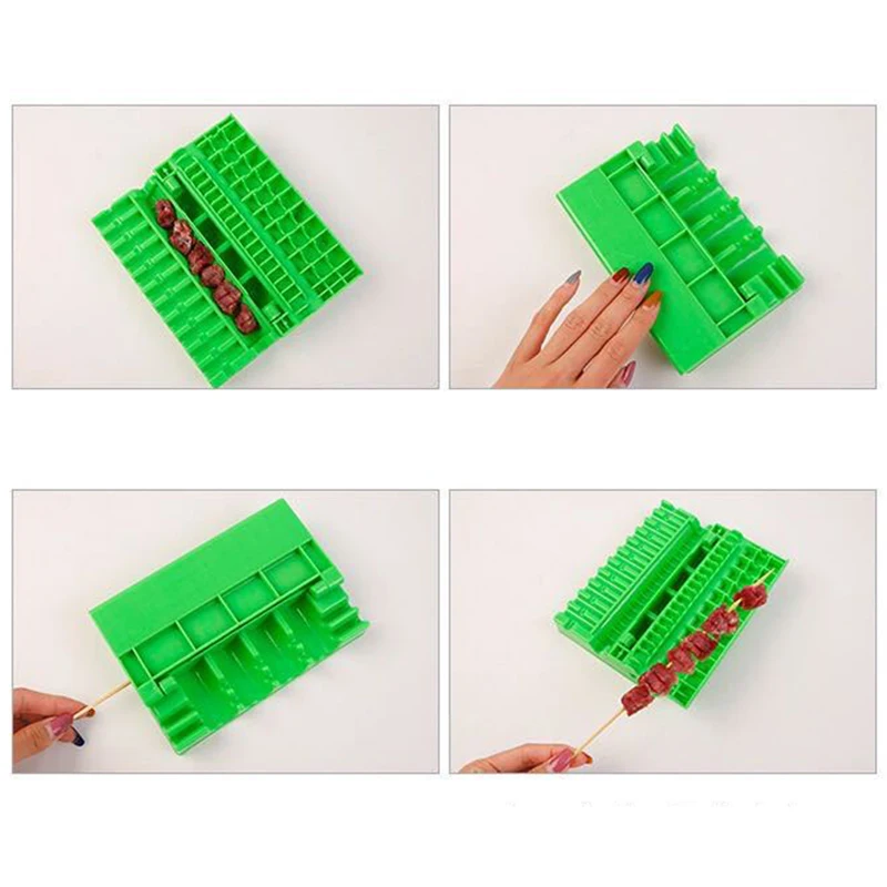 Шампура для шашлыка приготовления барбекю Стрингер коробка Инструменты машина