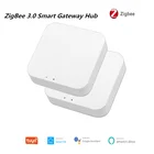 Умный шлюз Tuya ZigBee 3,0, 1-10 шт., хаб для умного дома, мост Smart Life APP, беспроводной пульт дистанционного управления, работает с Alexa Google Home