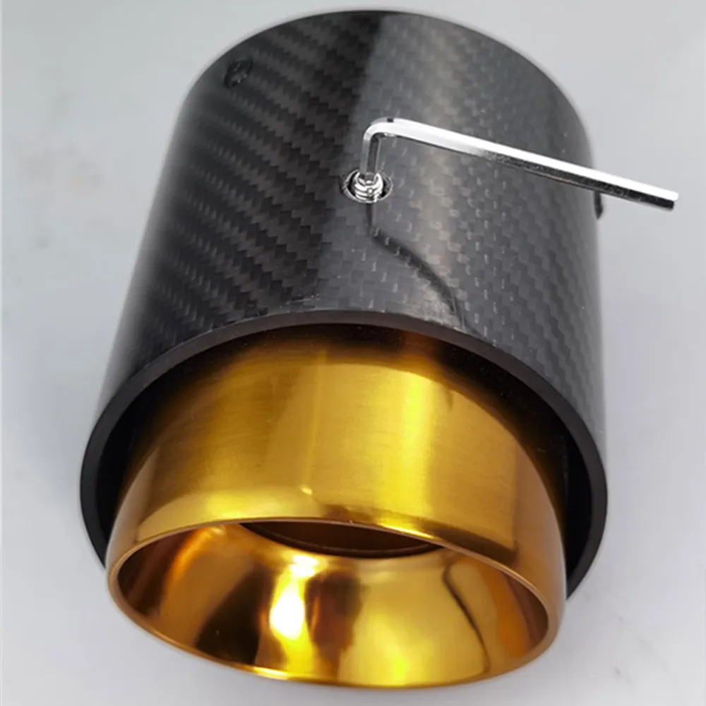 Наконечник глушителя из углеродного волокна 1 шт. подходит для Mini Cooper наконечник