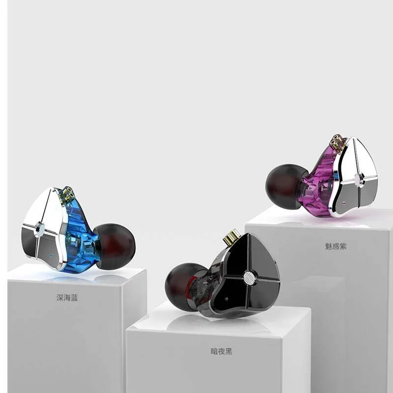 Гибридные металлические наушники вкладыши ST1 1BA + 1DD IEM Hi Fi DJ монитор спортивные для