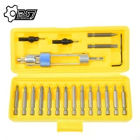 20pcs half time drill driver multi screwdriver sets updated version 16 different kinds head with countersink bits allen wrench