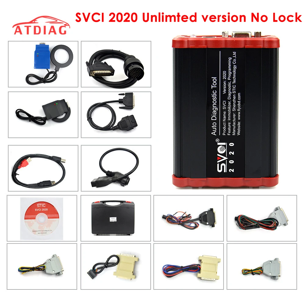 SVCI2020 SVDI FVDI OBD2 ключевой программист все функции VVDI2 SVCI V2015 FVDI J2534 без ограничений Fvdi