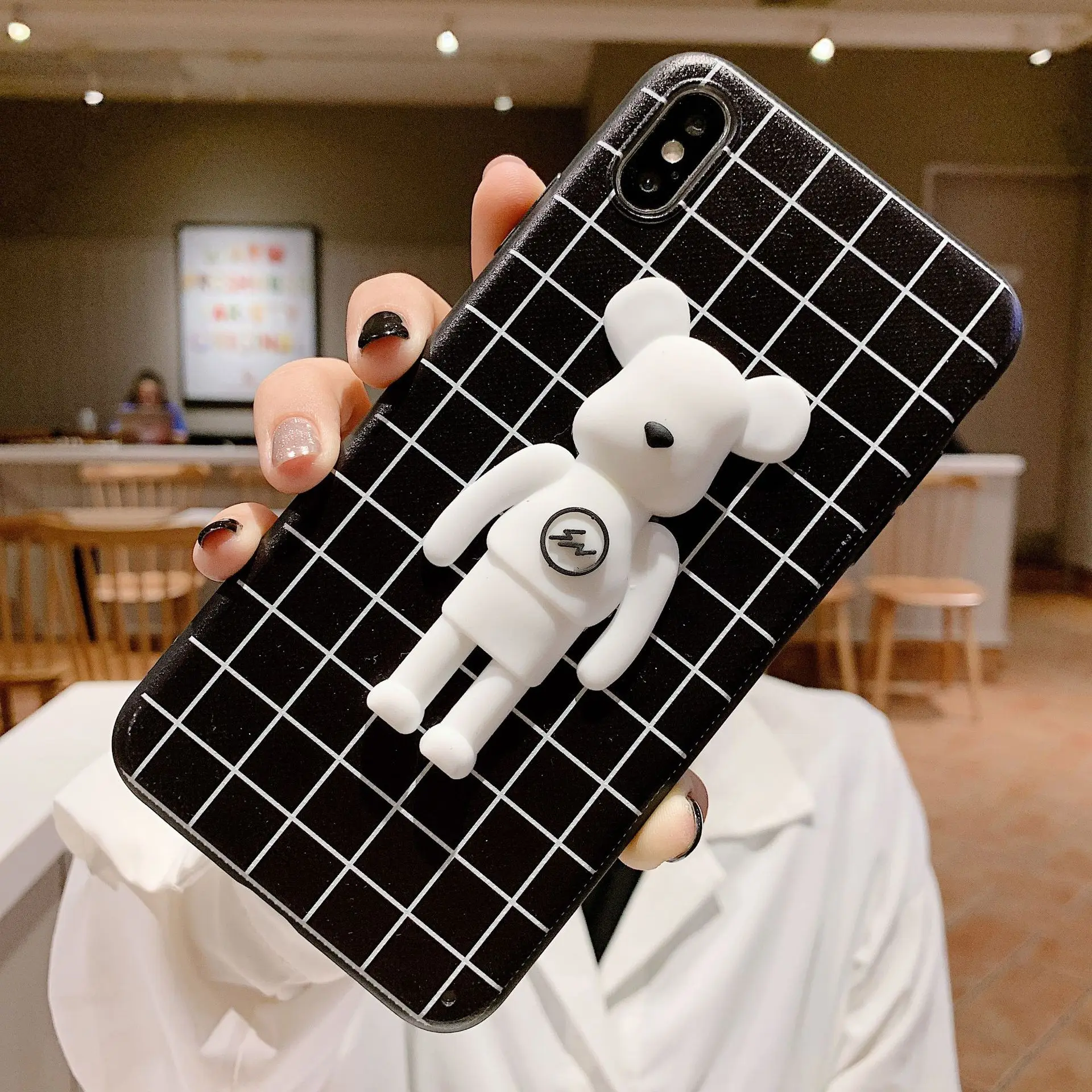 Для huawei P10 20 30 Lite плюс мобильный телефон в виде ракушки P20 Pro клетчатый милый