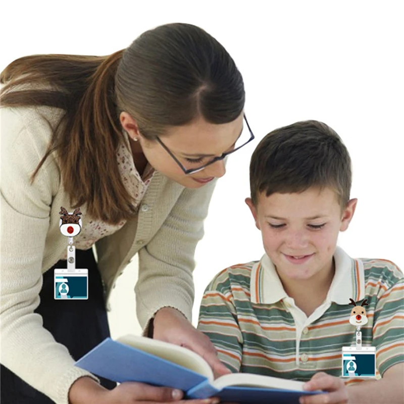 Рождественский выдвижной значок медсестры клипса для студентов врач