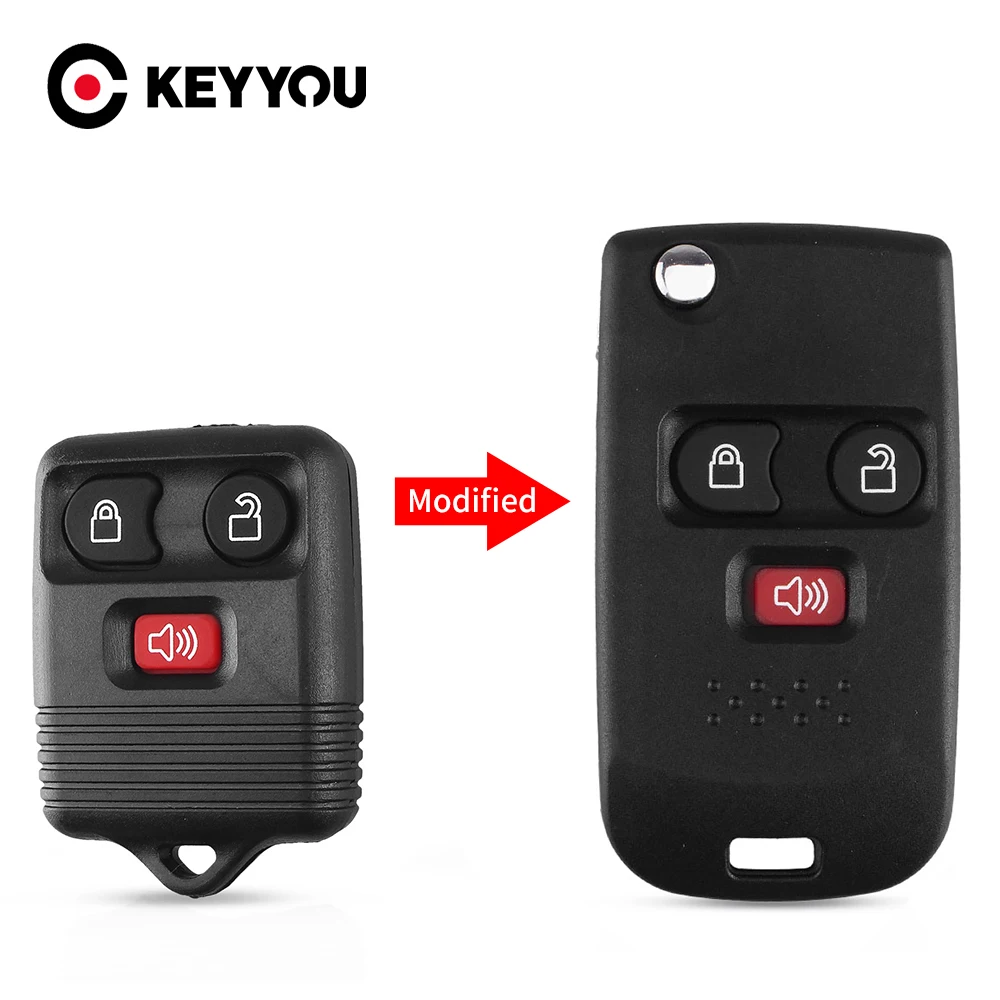 KEYYOU для Ford Mercury Escape F150 E150 F250 модифицированный автомобильный пульт дистанционного