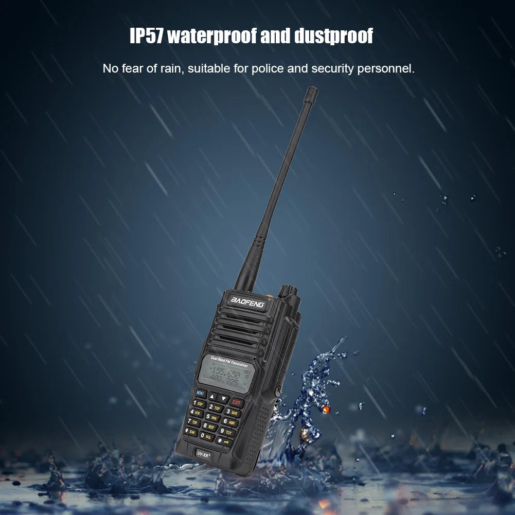 Портативная Водонепроницаемая рация VHF/UHF Dual Frequency 100-240V Walkie Talkie | Мобильные