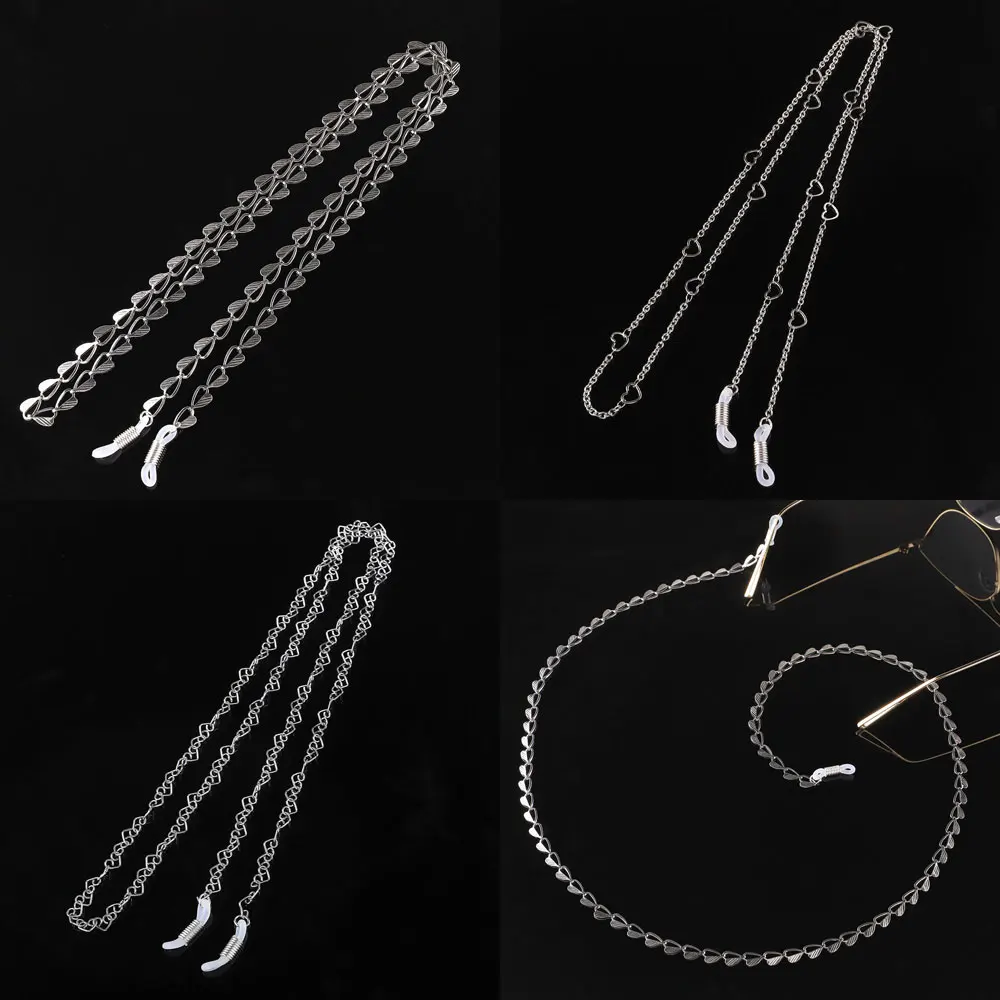 Нержавеющая сталь сердце цепочка для солнцезащитных очков цепочки