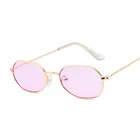 Очки солнцезащитные женские шестиугольные, маленькие Роскошные брендовые дизайнерские зеркальные солнечные очки из сплава, UV400