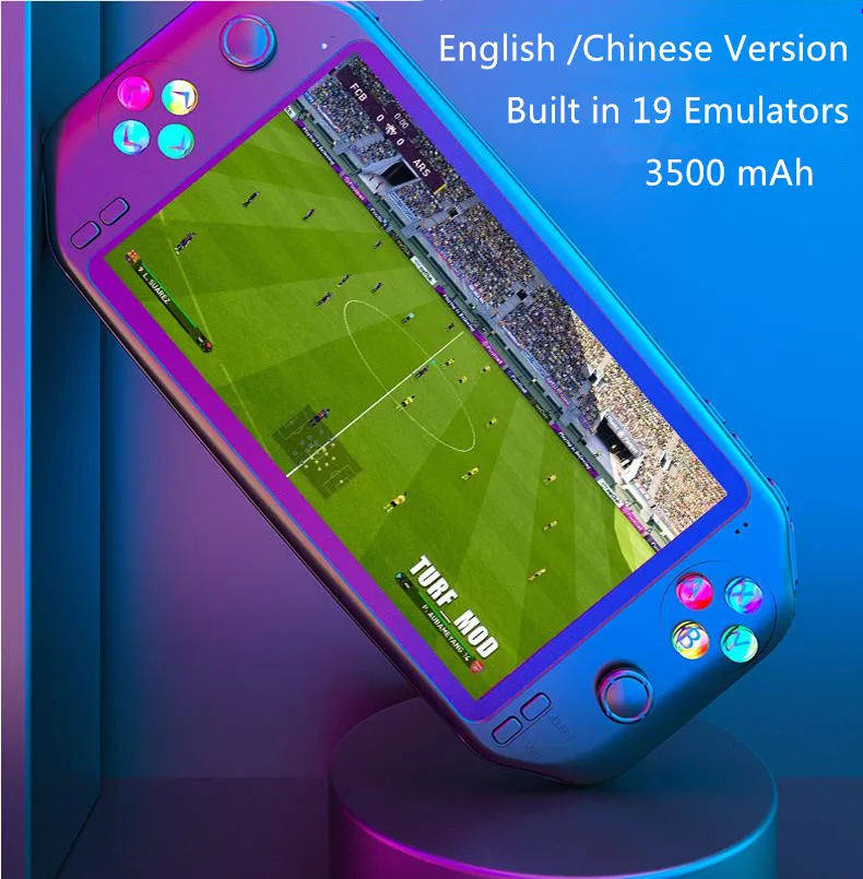 

New Coolbaby For PS1 game RS18 7 inch Handheld Game Console Double Joystock Controller TF Card Built in 3500 mAh For PSP NES N64