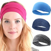 elastic yoga headband sport sweatband men women running sport hair band turban outdoor fitness gym sweatband sport bandage