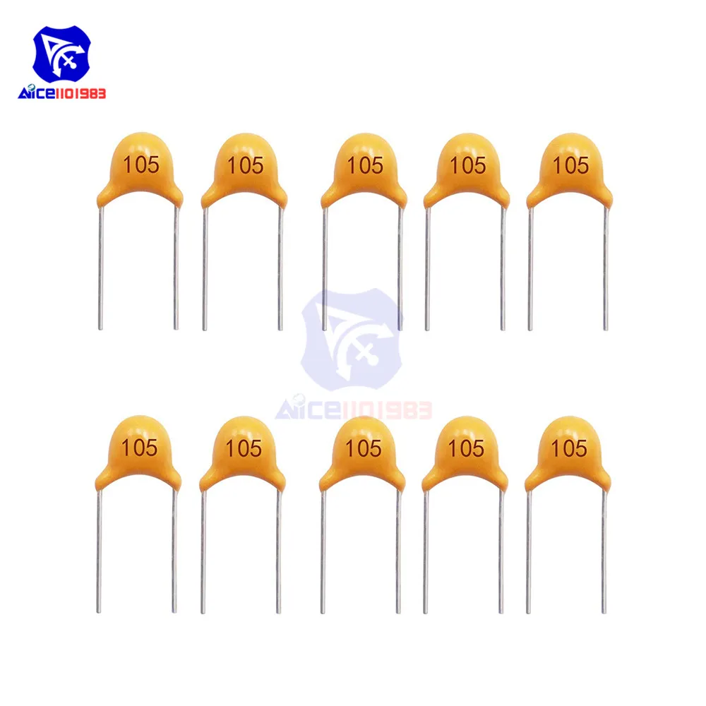 50 шт. монолитный керамический конденсатор 105 1μF в|capacitor 50v|capacitor 1uf 50vcapacitor |