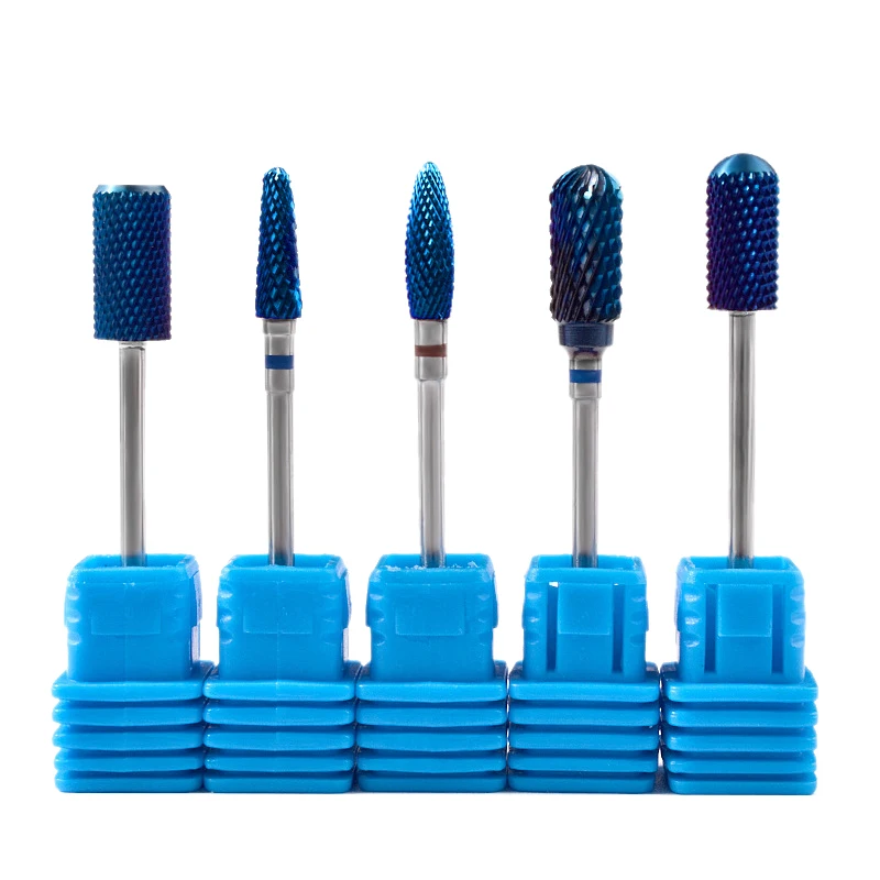 5 шт. Карбид вольфрамовой стали набор сверл для ногтей Топ Набор инструментов