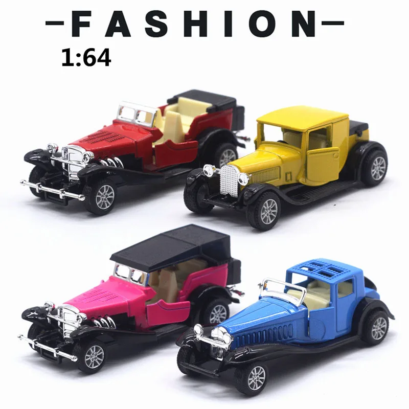 1:64 литые классические игрушечные машинки с обратной стороны двойным открытием