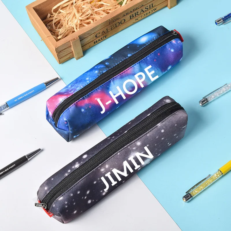 KPOP JIN SUGA V JUNGKOOK JIMIN RM J HOPE RMname Star чехол карандаш для студентов Милая Мужская и