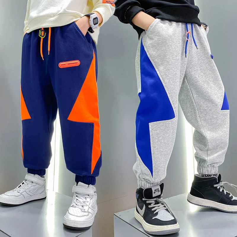 

Big Size Children's Sports Pants For Boys Loose Trousers Kids Active Trousers For Teenage Clothes Fall Spring Sweatpants 5-14Yrs