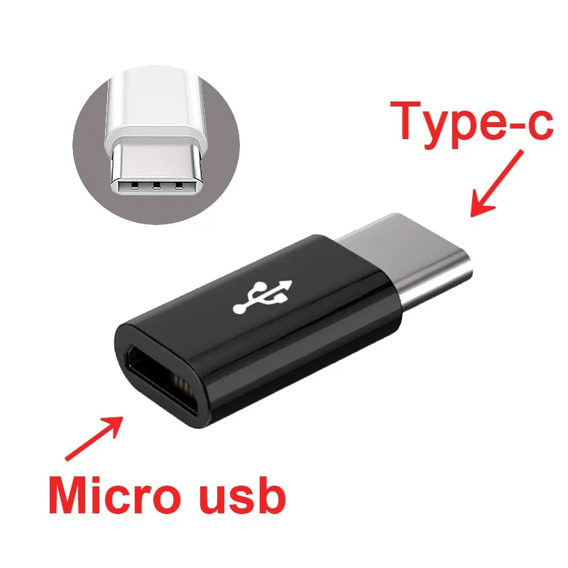 5 шт./лот Type C к адаптеру Micro USB разъем для зарядки данных конвертер Тип 3 1 Для Samsung S9