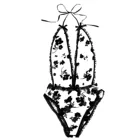 Сексуальное Кружевное облегающее боди для женщин в готическом стиле, уличная мужские туфли из сетчатого материала с перфорацией в стиле пэчворк без рукавов боди Женский черный корпус вечерние 40