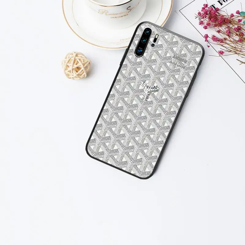 

Luxury France Creative Design Goyard for huawei p20 p30 p40 pro mate 10 20 30 pro lite p smart y7 2019 plus nova 3I cases cover