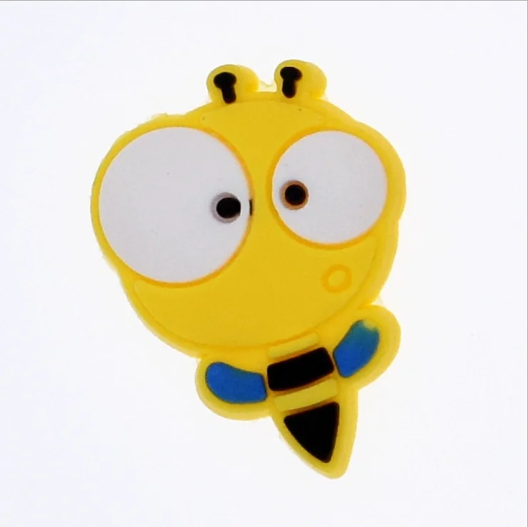 

14Pcs Cartoon Cute Animals Icon PVC Rubber Flatback Cabochon DIY Accessories Fit Shoes/Slipper Accessories Decoration