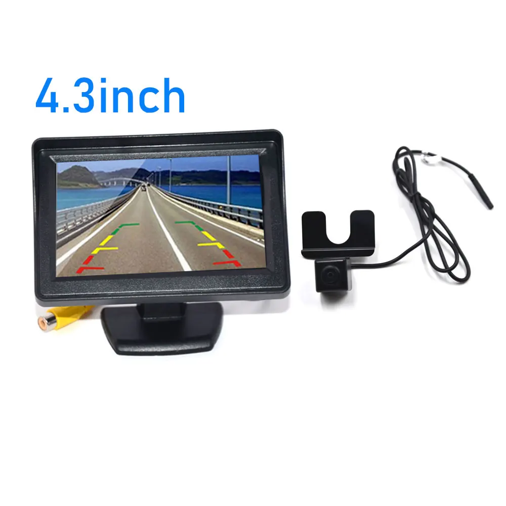 4.3inch camera Автомобильный монитор 4,3 или 5 дюймов TFT lcd камера заднего вида IR универсальное зеркало парковочные системы для Chevrolet: Cruze/Epica/Aveo/Malibu - Цвет: 4.3inch camera