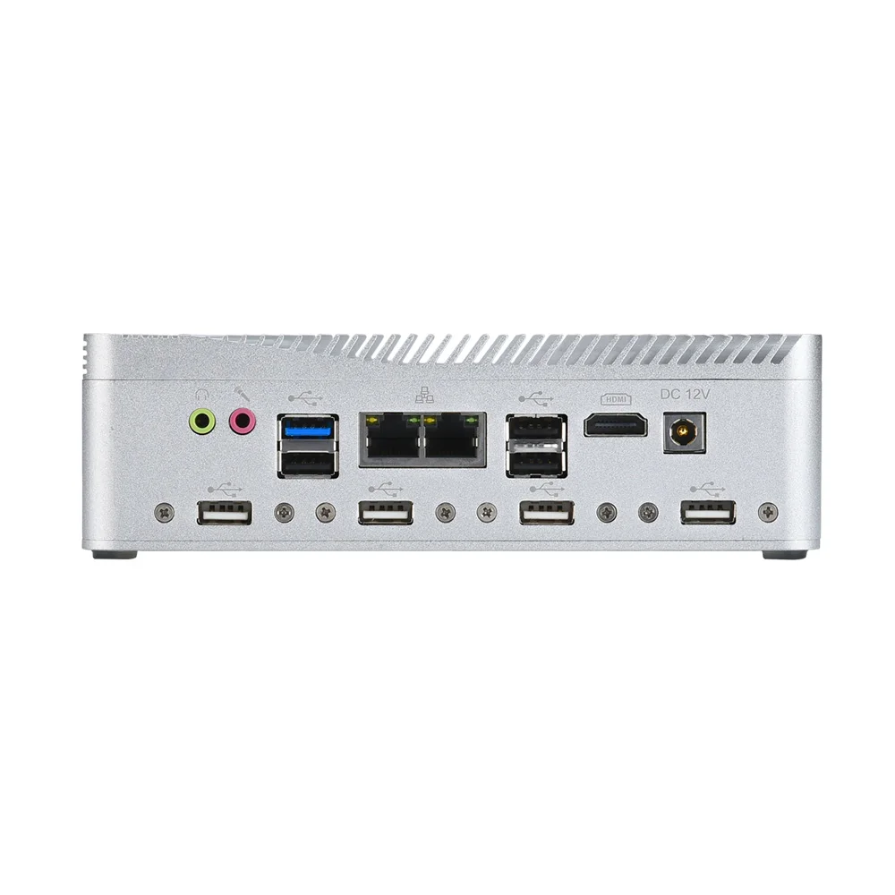 HLY безвентиляторный мини ПК Celeron J1900 2* Gigabit LAN микро компьютер Linux MINIPC Windows промышленный брандмауэр тонкий клиент Sobremesa