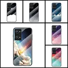 Роскошный чехол для смартфона из закаленного стекла с мраморным рисунком звездного неба для Samsung Galaxy A13 5G F62 M62 A32 4G 5G M10 M20 M31, мягкий чехол-бампер