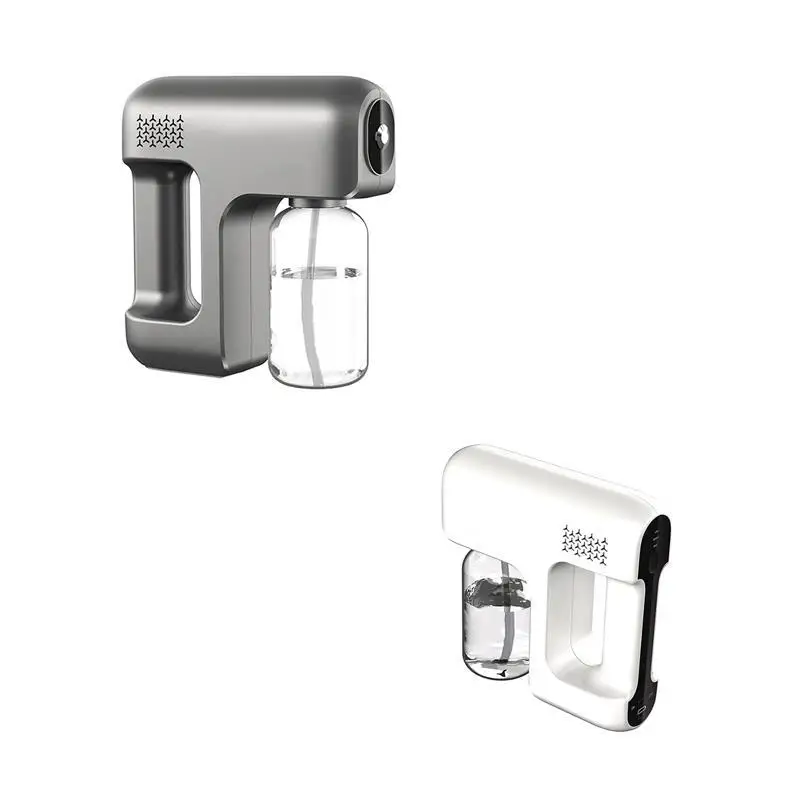 

Wireless Electric Sanitizer Sprayer 400 ML Disinfects Blue Light Nano Steam Spray Gun Sterilizing Nano Spray Gun For Home Office