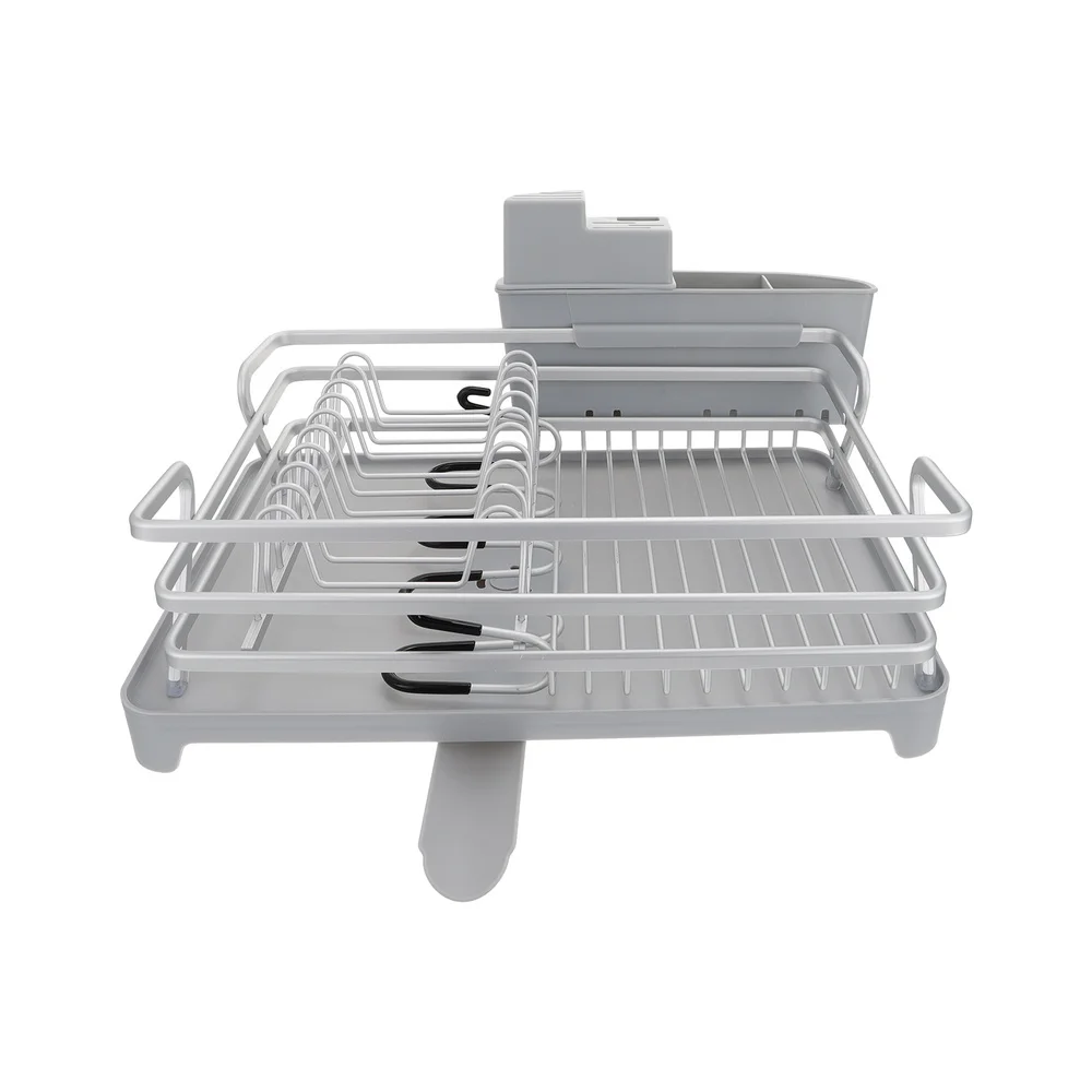 

1pc Dish Plate Draining Rack Tableware Drying Rack Multi-function Storage Rack