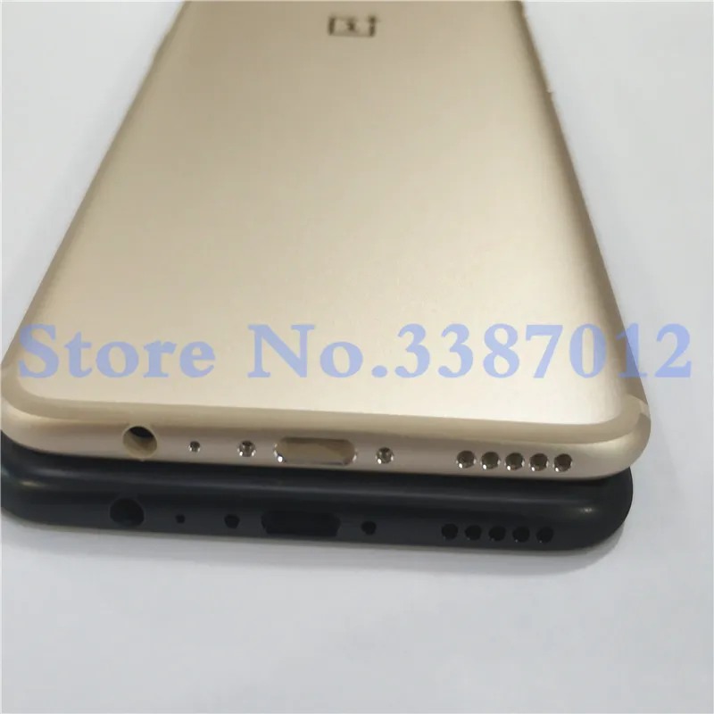 

New Metal Aluminum Back Battery Cover For Oneplus 5 A5000 Housing Case With Camera Lens + Power Volume Buttons + SIM Card Tray