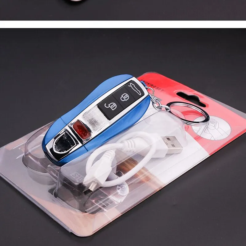Автомобильный ключ с брелком электронная usb зарядка зажигалка|Зажигалки| |