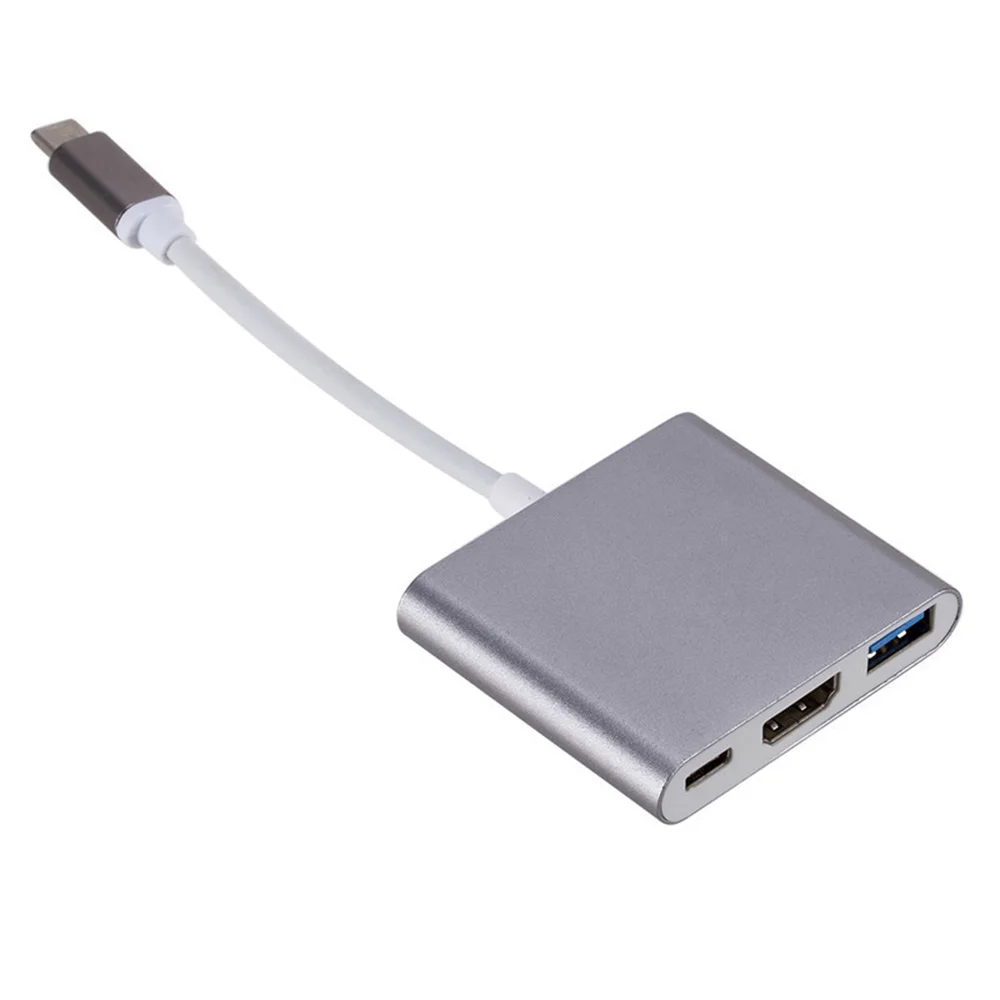 Многофункциональный Конверсионный кабель USB 3.1 Type C для передачи данных PD HDMI