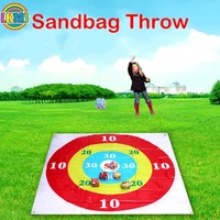 2 sandbag throwing disc game target throwing plate team parent child outdoor interactive fun game props kids team training toys