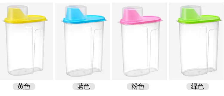 Контейнер для хранения зерна большой пластиковый ящик еды кухонный сухой