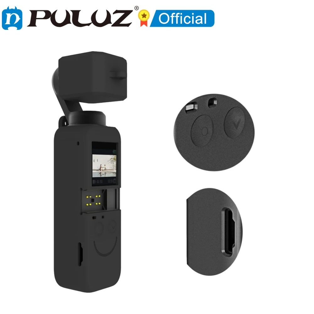 

2021 Brand New PULUZ 2 in 1 Soft Silicone Cover Protective Case Set For DJI OSMO Pocket 2 Handheld Gimbal Camera