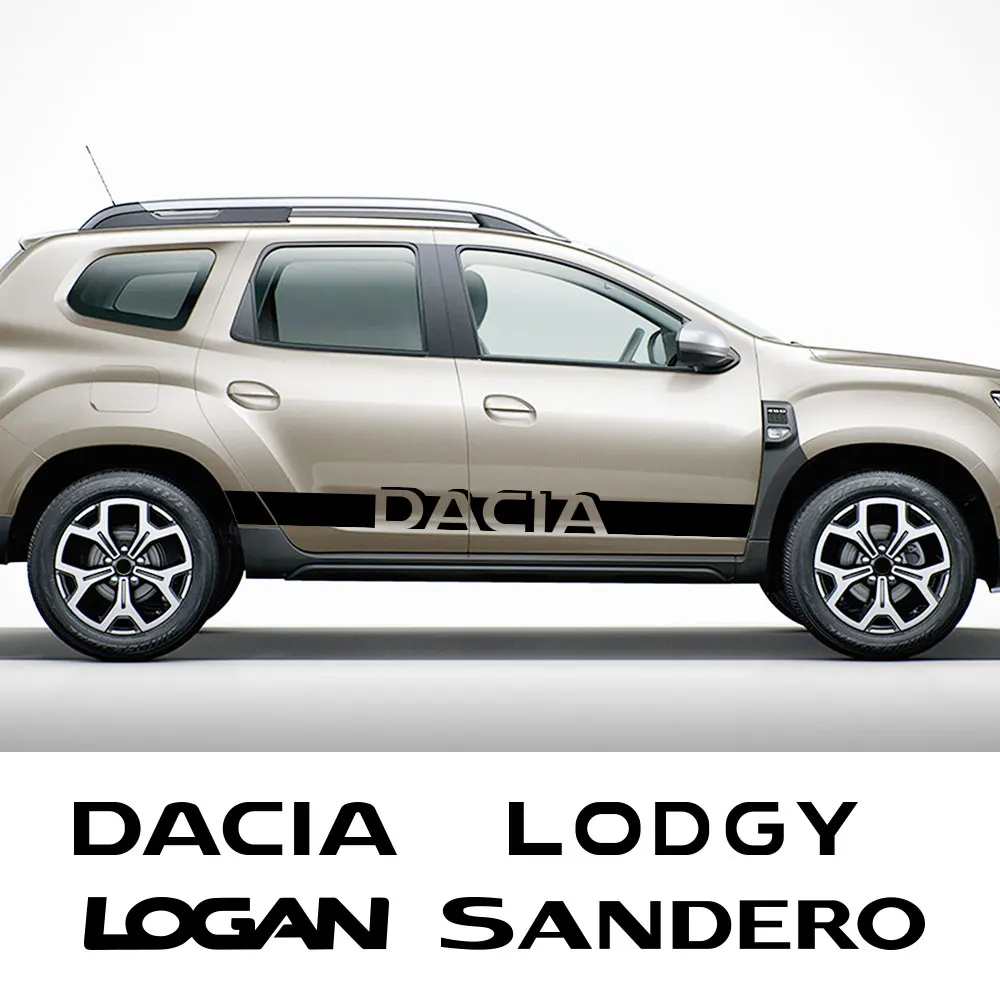 

2 шт., наклейки на автомобильные двери для Dacia Duster 1,0 Tce